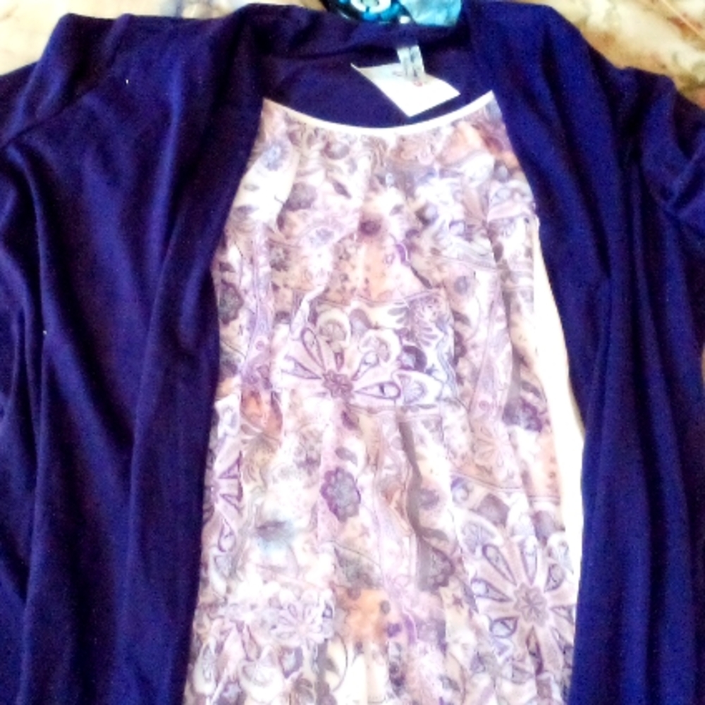 Purple cardigan Sizel (new)